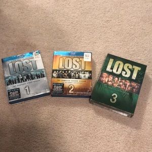 Lost DVD Seasons 1, 2, 3